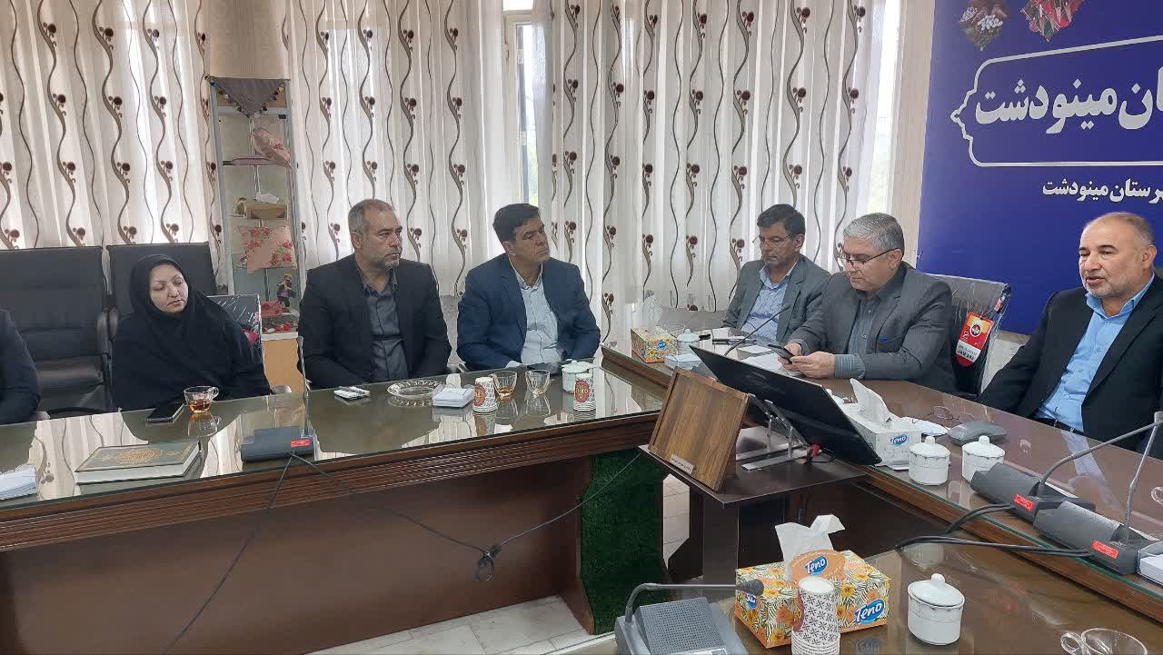 عنوان برگزاری جلسه هماهنگی افتتاح شهر القجر در فرمانداری مینودشتمورد نظر